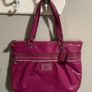 Coach Fuchsia Tote Bag